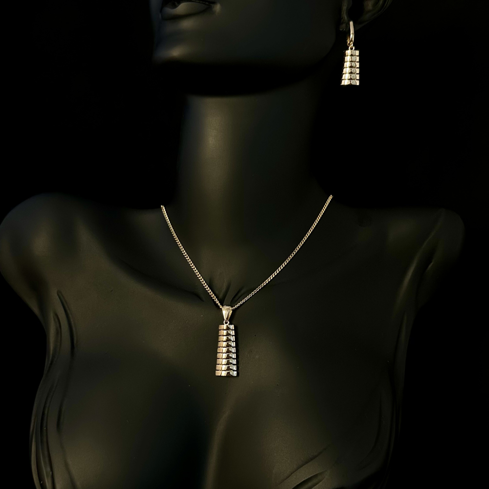 نیم ست حصیری دورو